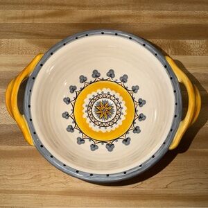 10" Pier 1 Imports Karima Earthenware Serving Bowl